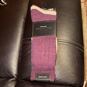 GoldToe Hampton Men's 3-Pair speckled Crew Socks Shoe Size 6-12